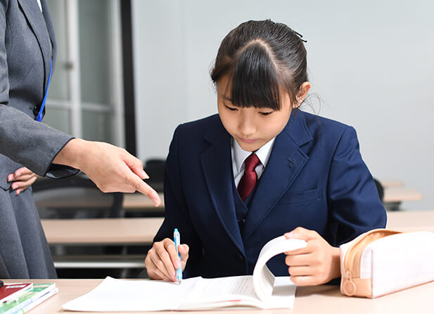 保護者の方も指導します